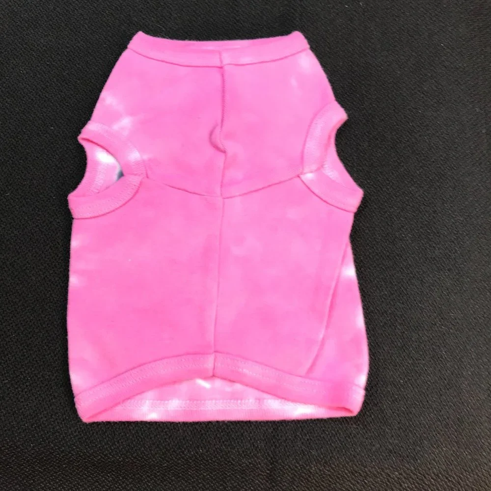 NWOT Custom Tie-Dyed Lucky Horseshoe Doggie Tee